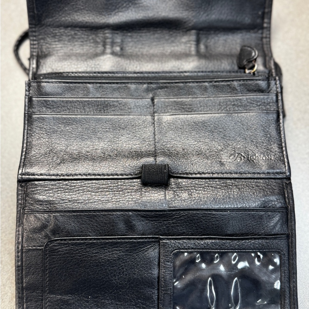 Brighton Black and Brown Crossbody Bag - Picture 3 of 5